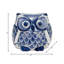Caleta Stoneware Ceramic Owl Figurine with Intricate Hand-Painted Detailing-86750046