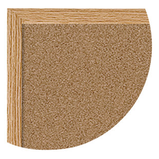 Bi-silque Visual Communication Product, Inc. No Cork Wall Solid Wood Bulletin Board