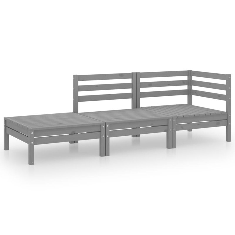 Ensemble modulaire de patio 25 po, Gris