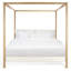 Graciella Boucle King Canaopy Bed
