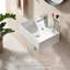 Belfry Bathroom Catrine 45mm L x 31mm W White Ceramic Rectangular Sink with Overflow