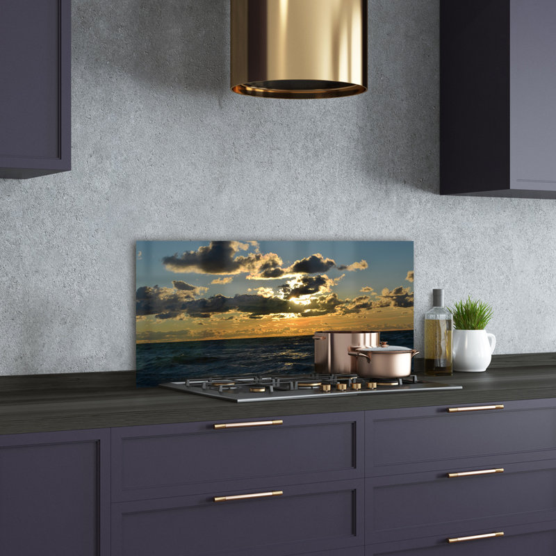 Bedfordale 50cm W x 100cm L Glass Peel and Stick Panel