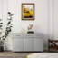Table d'appoint Three Doors - Gris