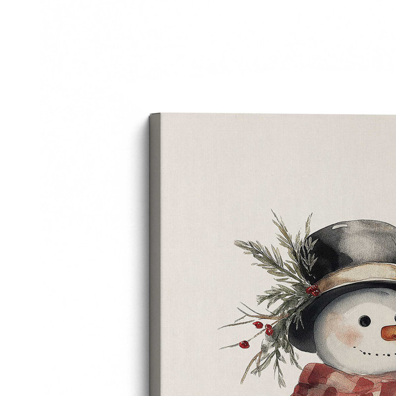 Impression sur toile Jolly & Bright, H 18 po x l 12 po, Toile tendue avec châssis