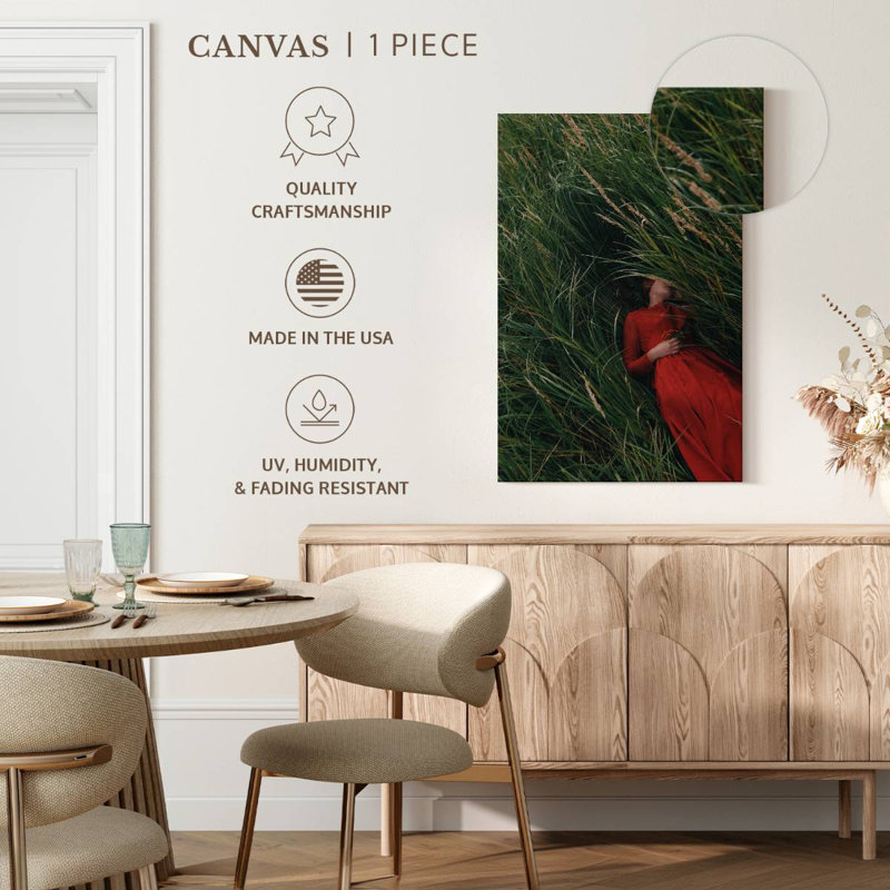 Woman In Red, 45" H x 30" W