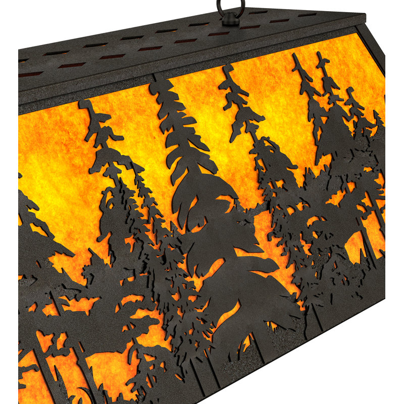 Doby 6 - Light Pendant, Black, 44" H x 48" W x 17" D