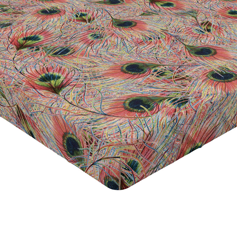 Drap-housse en plumes de paon Ambesonne, Drap-housse de taille double