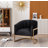 Romy 30" W Tufted Upholstered Barrel Chair-1421810050