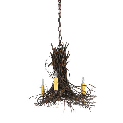 Style bougie classique/traditionnel 3 lumières lustre