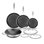 7 - Piece Non-Stick Stainless Steel Cookware Set