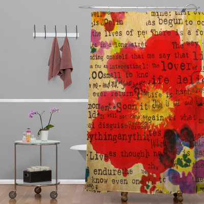 Daries Floral Shower Curtain