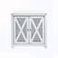 Armoire d'appoint en miroir avec tablette