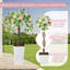 Artificial 4FT Flower Plant Tree with Planter-2100847452