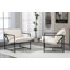 Fauteuil inclinable élégant en velours avec structure en métal et confort d'assise profond