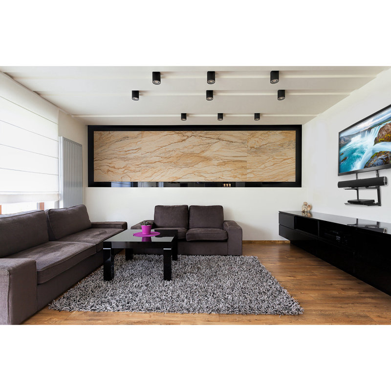 Montez-le! Tablette murale télé pour décodeur câble | AV | 2 tablettes | Support de rangement en verre trempé
