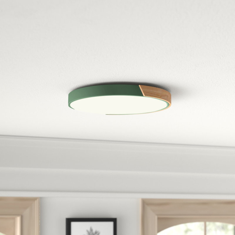 Plafonnier encastré 1 lumière DEL Fairford, 6000, H 1,9 po x l 15,74 po x P 15,74 po, Blanc