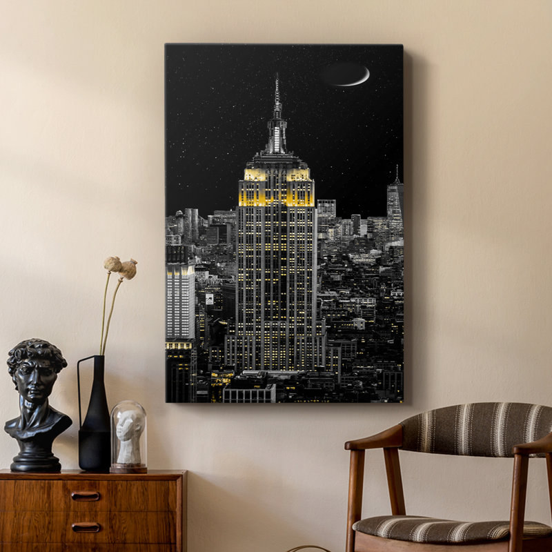 NY Night - Cavas Gallery sur mesure, H 36 po x l 24 po