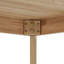 Larsen Oak Solid Wood Base Dining Table