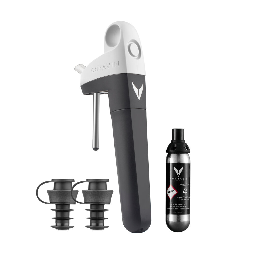 Coravin Pivot Coravin Wine Preserver and Opener Bundle