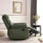 Multiple Colors Corduroy 360° Swivel Glider Recliner Chair For Any Room-2094130416