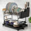 Steel Two Tier Dish Rack