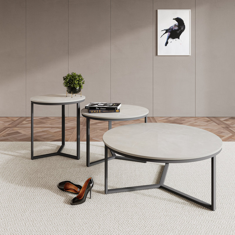 Chesa Frame Coffee Table, White