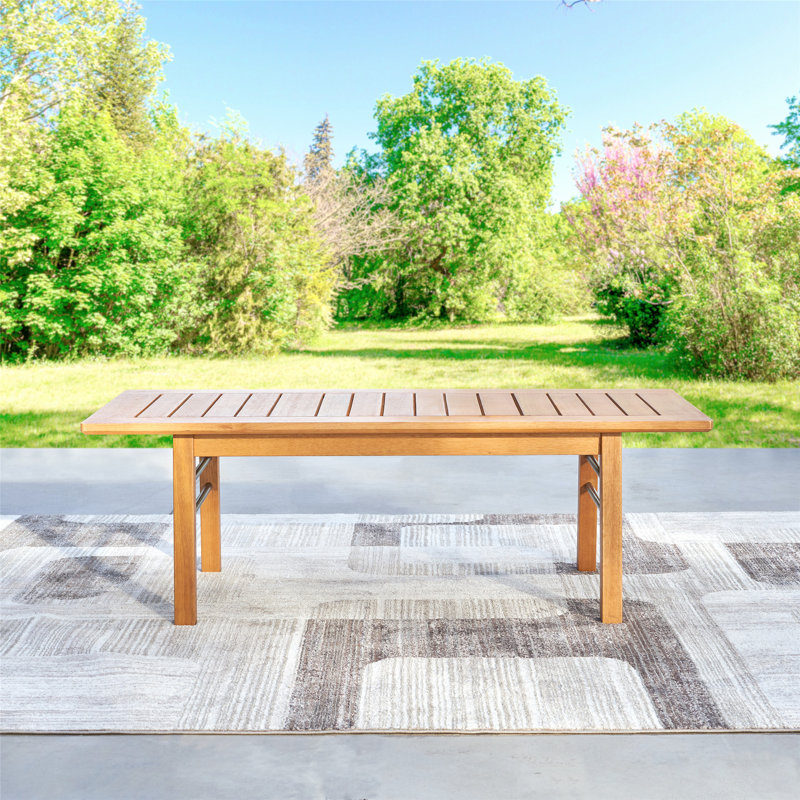 Table de conversation en bois Aana