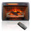 Foyer électrique 60 pouces - aspect chêne rustique foncé. Flamme multicolore polyvalente. Convient aux téléviseurs jusqu'à 70 po. Source de chaleur de 1500 W. 5000 Btu par heure. Fonction télécommandée. Assemblage facile requis. Double