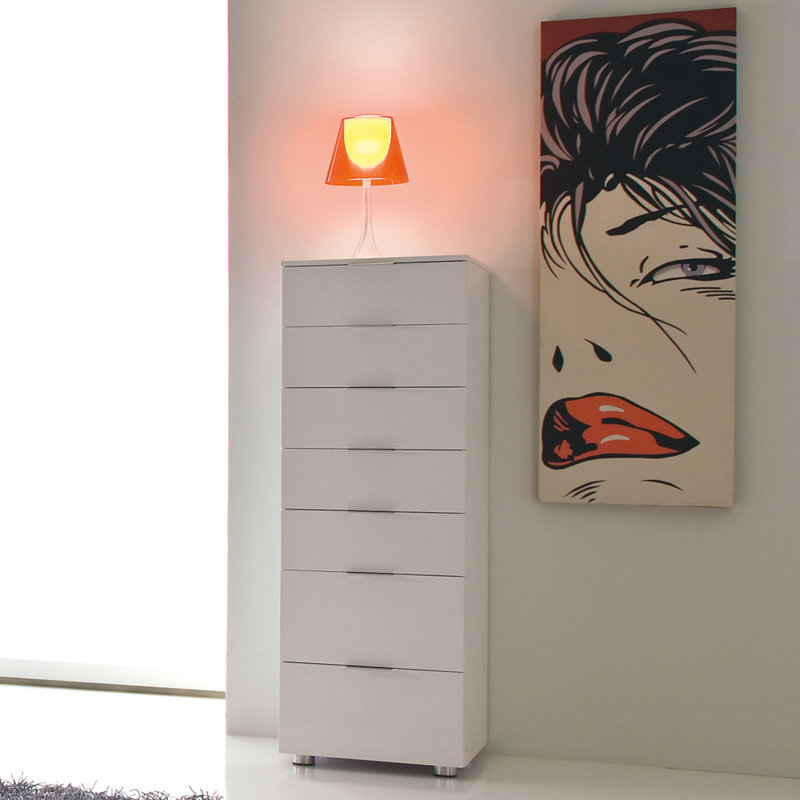 Cutright 50cm W 7 - Drawer Chest of Drawers