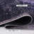 Machine Washable Area Rug Chenille Non Slip Low Pile Anthracite Doormat Rug 2' x 3'