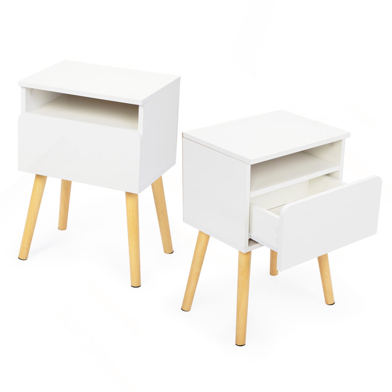 2-Piece Modern Bedside Table