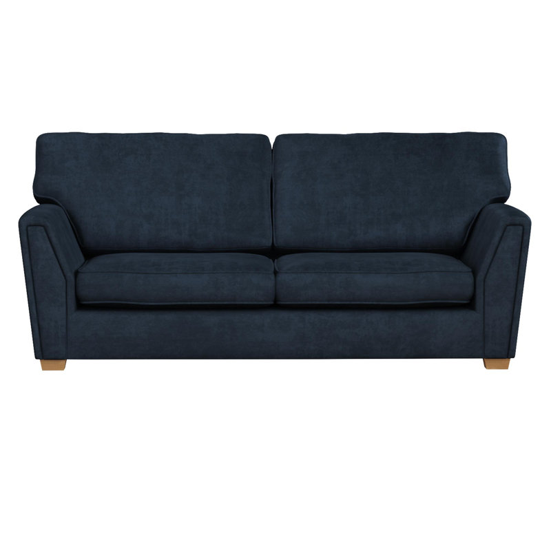 Wendleberry Three Seater and Two Seater, Fixed Back, Royal Blue