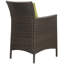 Chaise de salle à manger en rotin et osier Bocabec par Havenside Home-995238423-995273794