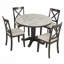 Ensemble 5 pièces de table et chaises pour 4 personnes