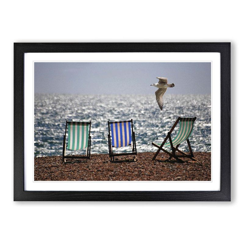 Single Picture Frame Print, Black