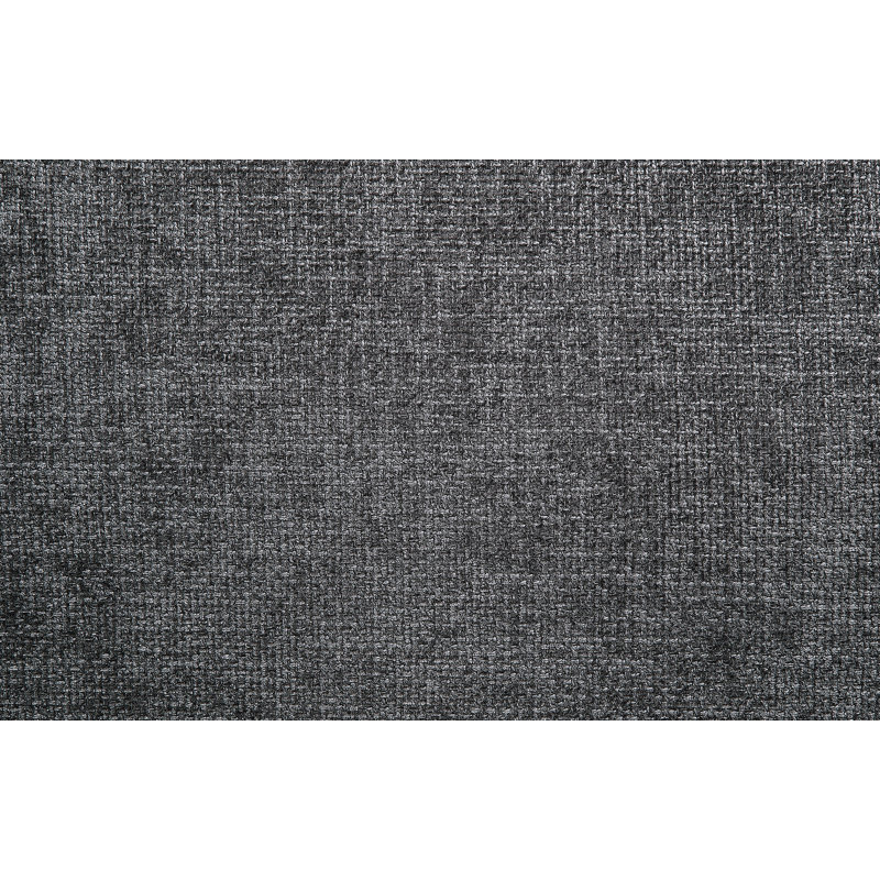 Canapé modulaire en chenille gris choisi avec 2 chaises, repose-pieds et coussins décoratifs pour un confort moderne