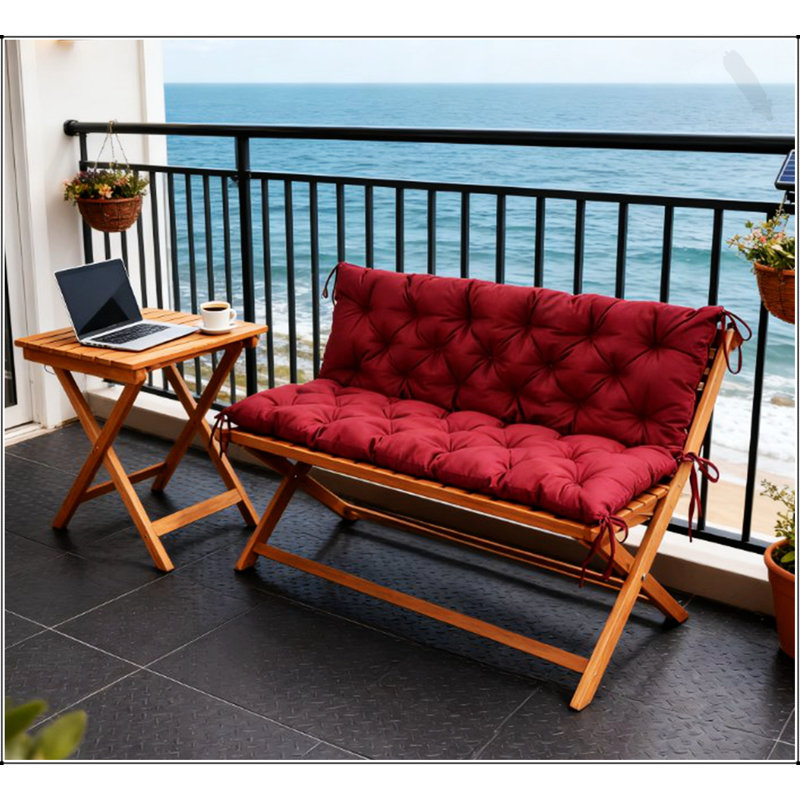Coussin de banc / coussin de patio capitonné
