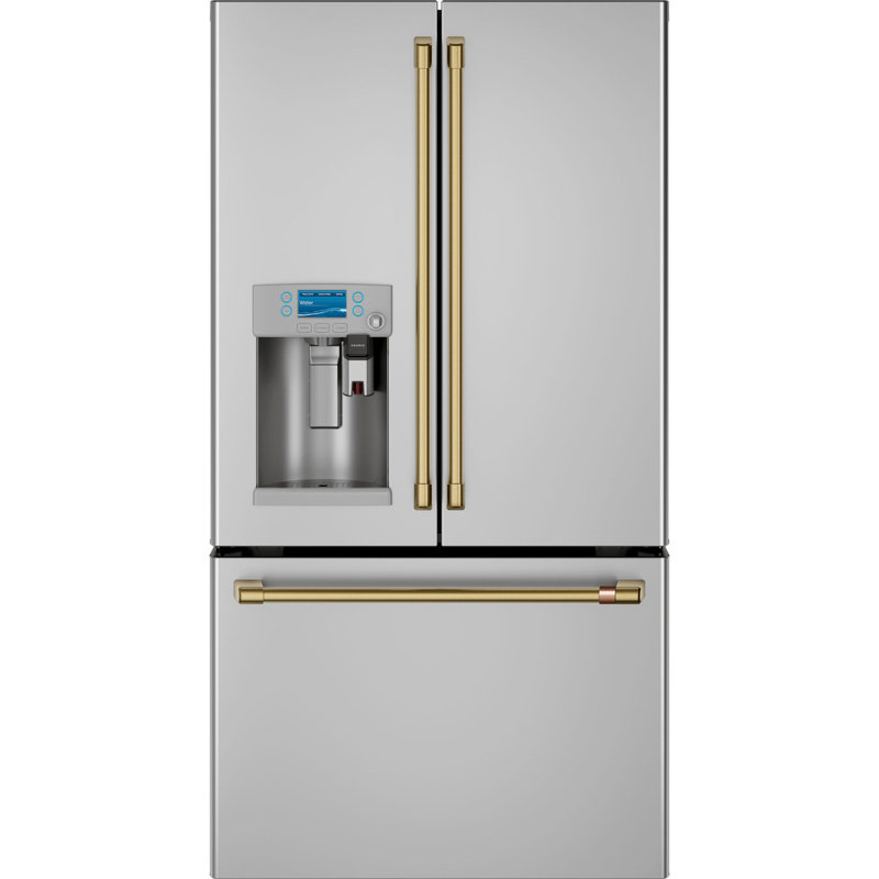 Refrigerator Handle Kit, Brushed Brass