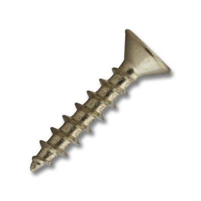 Polished Brass Philips Flat Head Coarse Thread