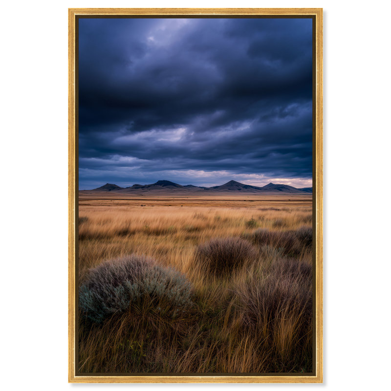 Dark Sky III Print by Oliver Gal, 37" H x 25" W, Gold Floater Frame