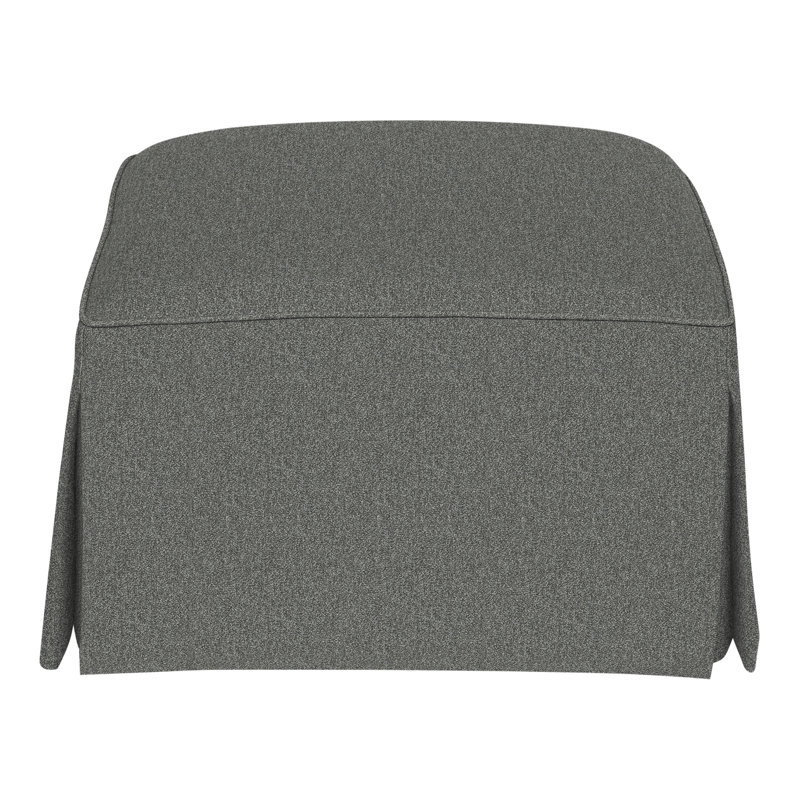 Zoe Square Ottoman, Ian Pewter