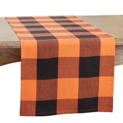 Harvest Buffalo Plaid Collection Plaid Table Runnner