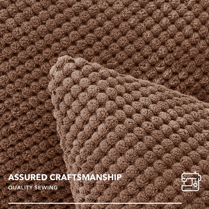 Radoslava Chocolate Square Throw Cushion Cover, 45cm H x 45cm W