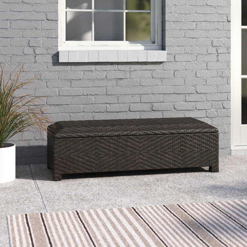Offerman Wicker/ Rattan Storage Bench
