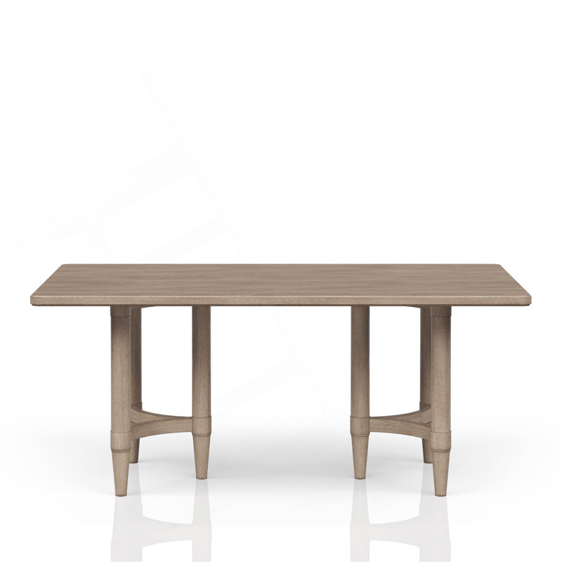 Table de salle à manger à hauteur de comptoir au fini sable
