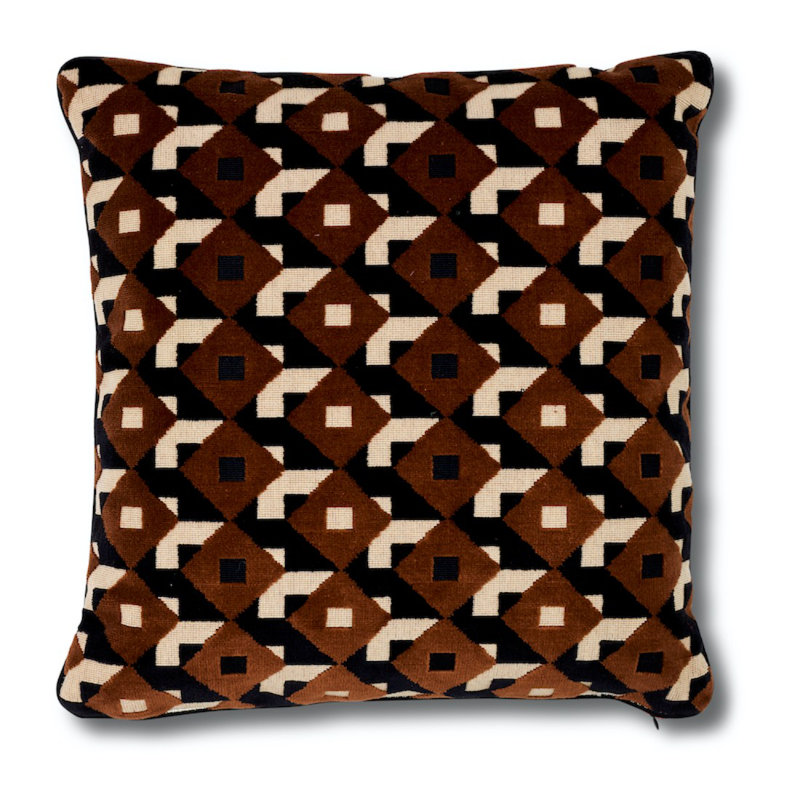 Schumacher x Johnson Hartig Jokhang Tiger Velvet Pillow