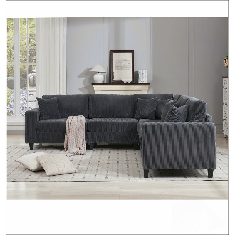 Canapé confortable, Gris