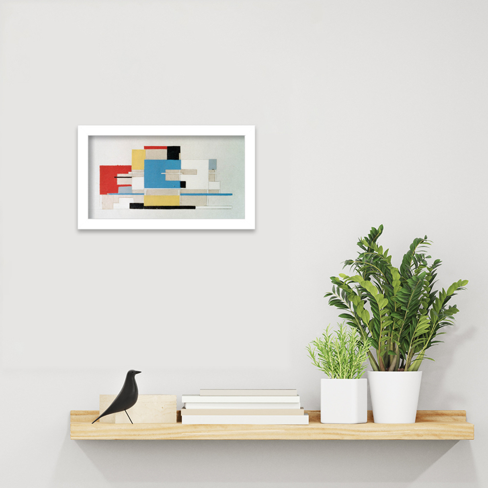 Colour Study For Architecture by Theo Van Doesburg, 8" H x 13" W, White