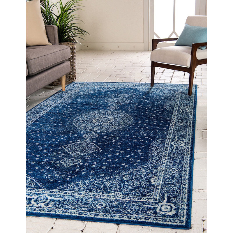 Rizo Oriental Indoor Rug, Rectangle 5'1" x 8'
