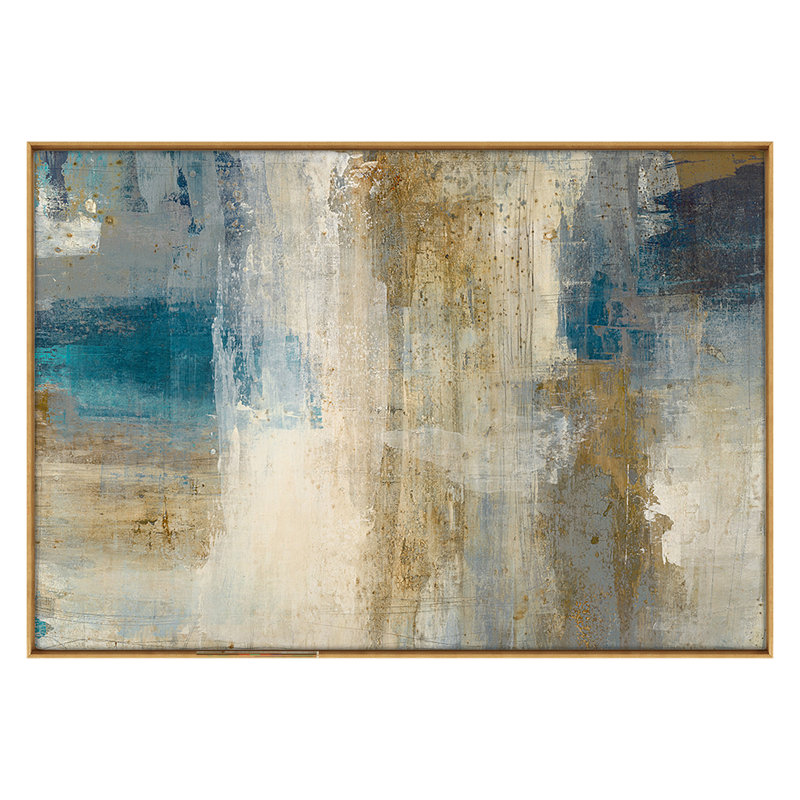 «Spring 2021 Vivi's Dream», reproduction encadrée sur toile par Maeve Harris, Cadre flottant doré, H 45 po x l 65 po